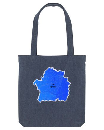 Brăila County Map Midnight Blue