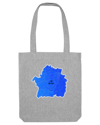 Brăila County Map Heather Grey