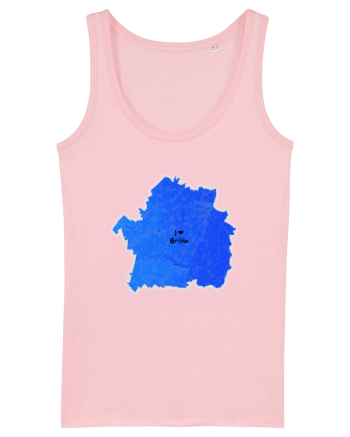 Brăila County Map Cotton Pink