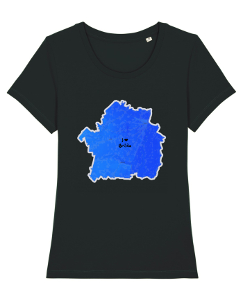 Brăila County Map Black