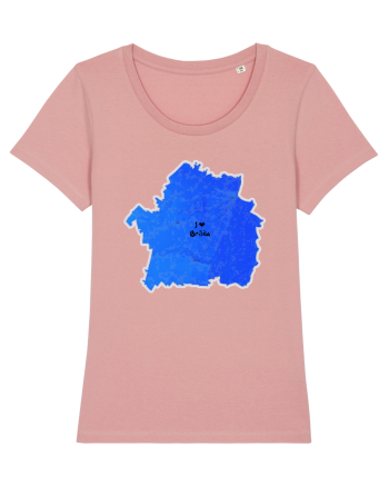 Brăila County Map Canyon Pink