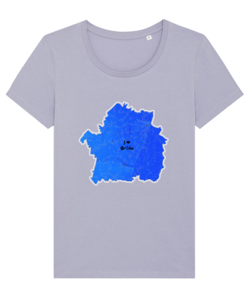 Brăila County Map Lavender