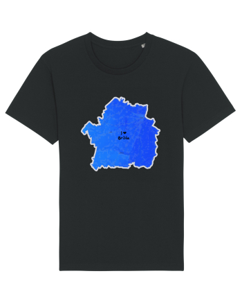 Brăila County Map Black