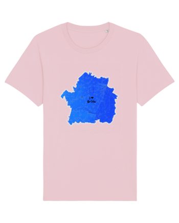 Brăila County Map Cotton Pink