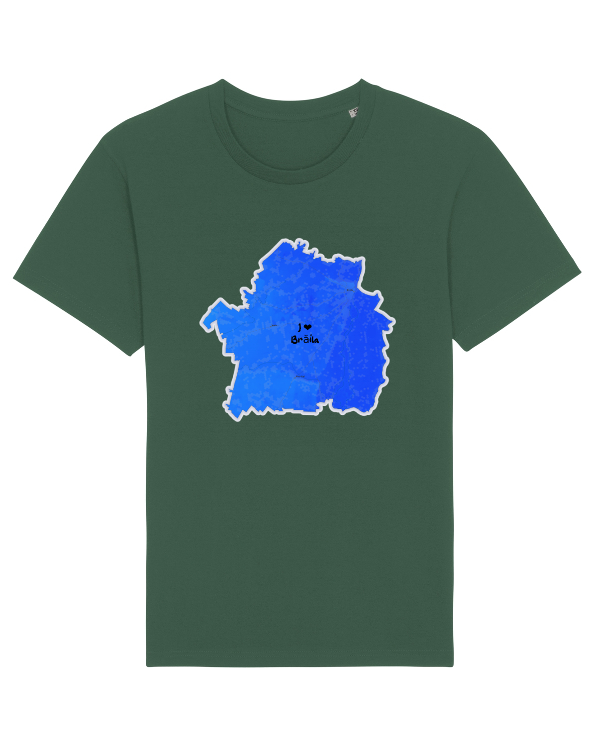 Tricou mânecă scurtă Unisex Rocker Bottle Green