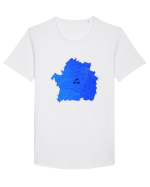 Brăila County Map Tricou mânecă scurtă guler larg Bărbat Skater