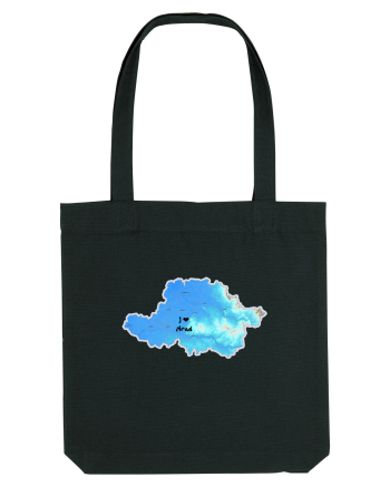 Arad County Map Black