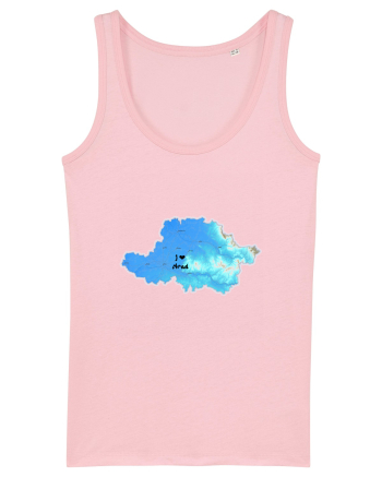 Arad County Map Cotton Pink