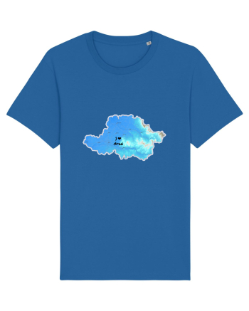 Arad County Map Royal Blue