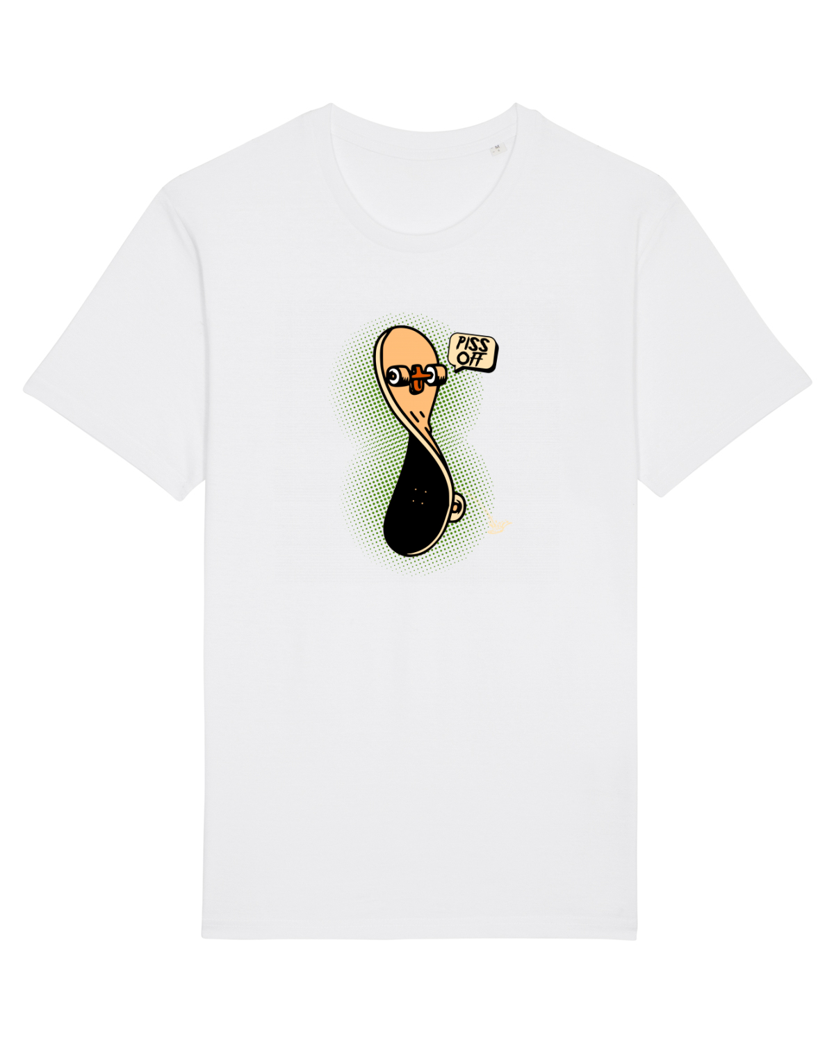 Tricou mânecă scurtă Unisex Rocker White
