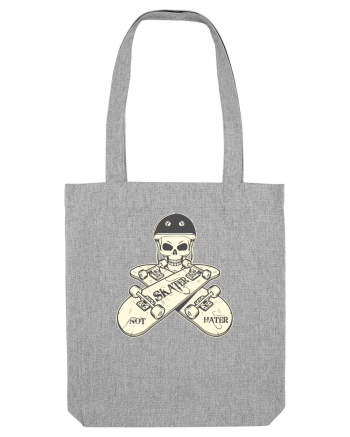 SKATER NOT HATER Heather Grey