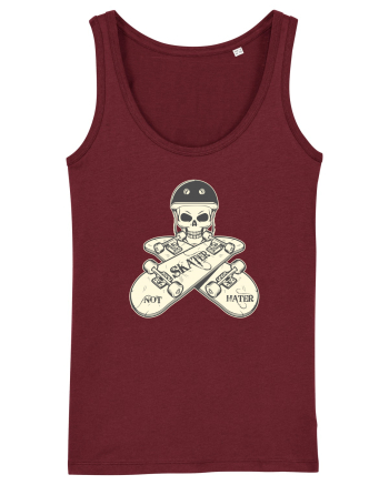 SKATER NOT HATER Burgundy