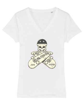 SKATER NOT HATER White
