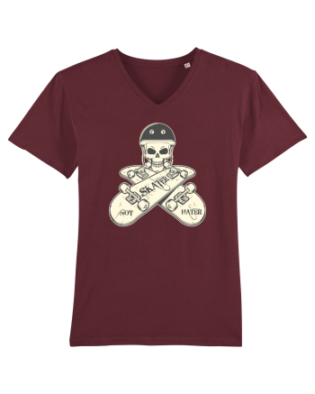 SKATER NOT HATER Burgundy