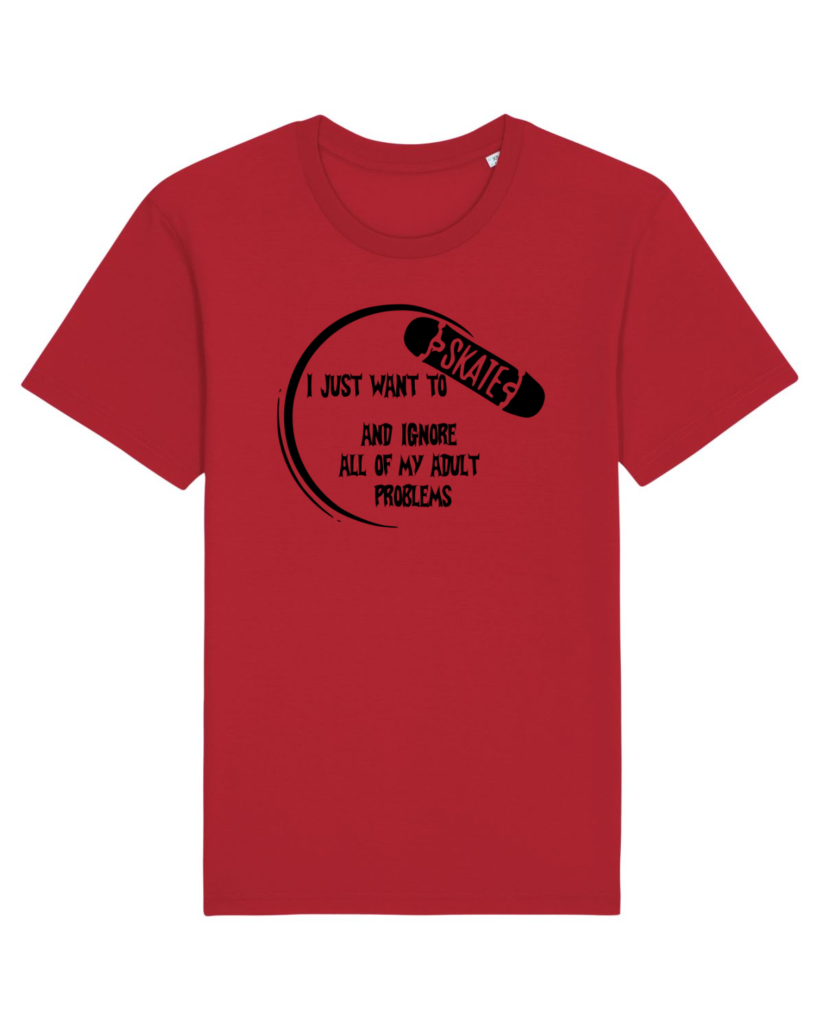 Tricou mânecă scurtă Unisex Rocker Red