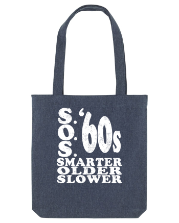 S.O.S. Slower Older Smarter '60s Midnight Blue