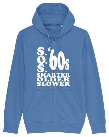 S.O.S. Slower Older Smarter '60s Bright Blue