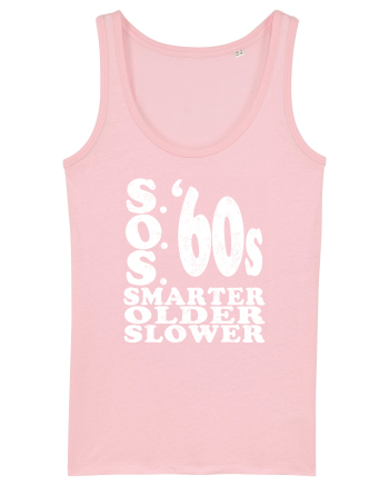 S.O.S. Slower Older Smarter '60s Cotton Pink