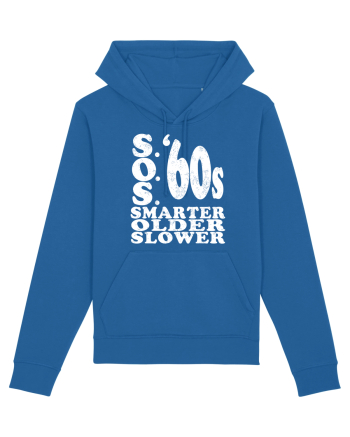 S.O.S. Slower Older Smarter '60s Royal Blue