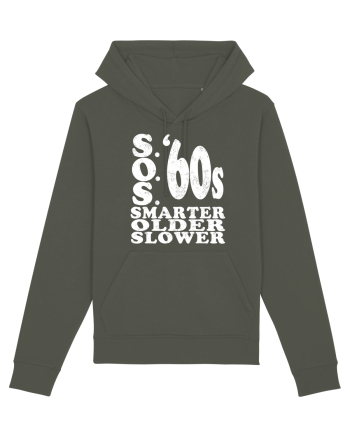 S.O.S. Slower Older Smarter '60s Khaki