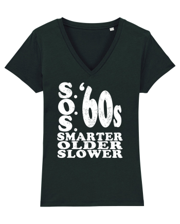 S.O.S. Slower Older Smarter '60s Black