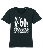 S.O.S. Slower Older Smarter '60s Tricou mânecă scurtă guler V Bărbat Presenter
