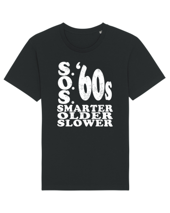 S.O.S. Slower Older Smarter '60s Black
