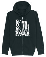S.O.S. Slower Older Smarter '70s Hanorac cu fermoar Unisex Connector