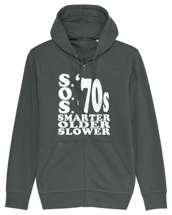 S.O.S. Slower Older Smarter '70s Anthracite