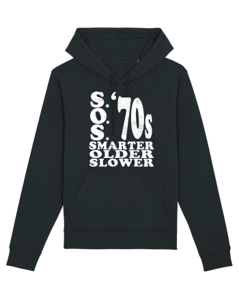 S.O.S. Slower Older Smarter '70s Black