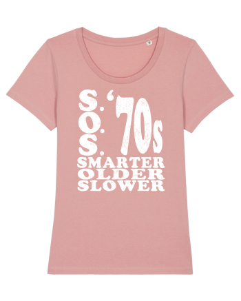 S.O.S. Slower Older Smarter '70s Canyon Pink