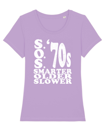S.O.S. Slower Older Smarter '70s Lavender Dawn