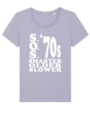 S.O.S. Slower Older Smarter '70s Lavender