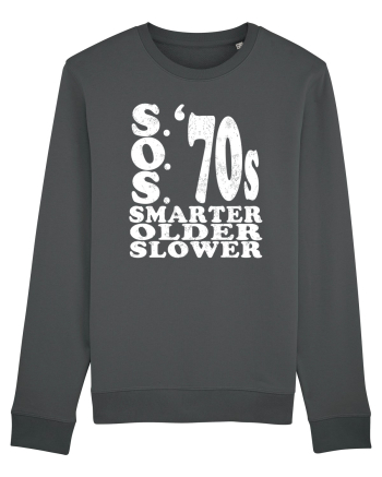 S.O.S. Slower Older Smarter '70s Anthracite