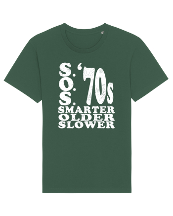 S.O.S. Slower Older Smarter '70s Bottle Green