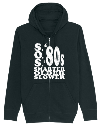 S.O.S. Slower Older Smarter '80s Black