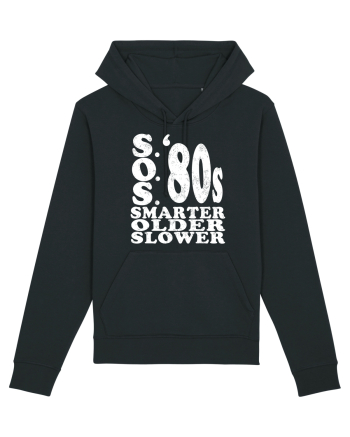 S.O.S. Slower Older Smarter '80s Black
