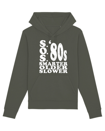 S.O.S. Slower Older Smarter '80s Khaki