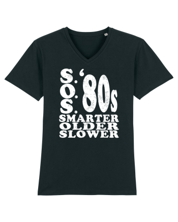 S.O.S. Slower Older Smarter '80s Black