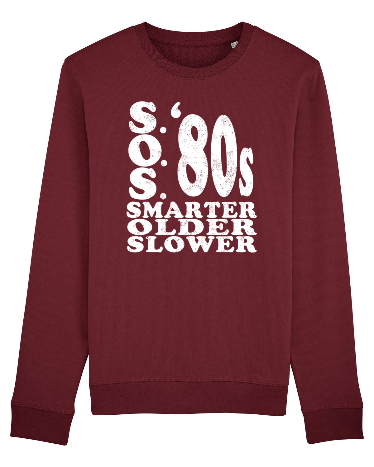 Bluză mânecă lungă Unisex Rise Burgundy