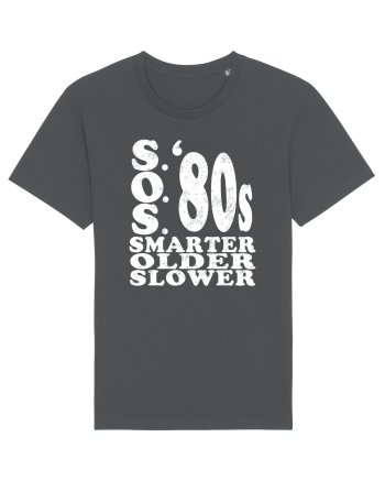 S.O.S. Slower Older Smarter '80s Anthracite