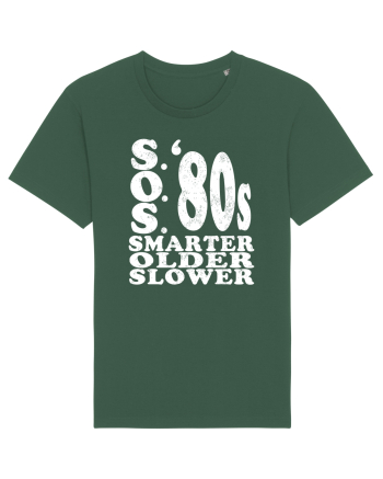 S.O.S. Slower Older Smarter '80s Bottle Green