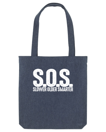 S.O.S. Slower Older Smarter Midnight Blue