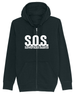 S.O.S. Slower Older Smarter Hanorac cu fermoar Unisex Connector