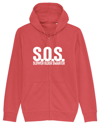 S.O.S. Slower Older Smarter Carmine Red