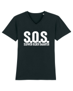 S.O.S. Slower Older Smarter Tricou mânecă scurtă guler V Bărbat Presenter