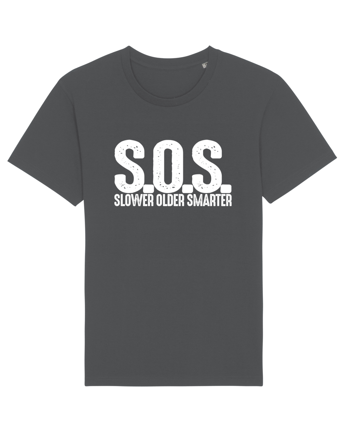 Tricou mânecă scurtă Unisex Rocker Anthracite