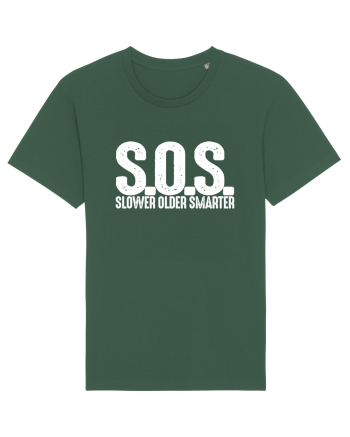 S.O.S. Slower Older Smarter Bottle Green