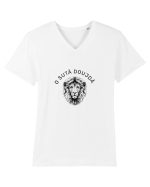 Douajda Lei Tricou mânecă scurtă guler V Bărbat Presenter