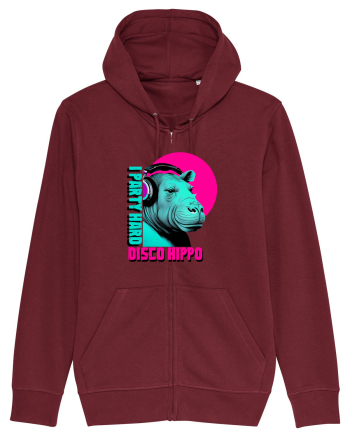 disco hippo Burgundy